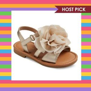 Cat & Jack Jacky Large Chiffon Flower Sandals (5)
